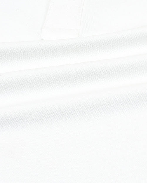 A-X Collar Design Polo - White