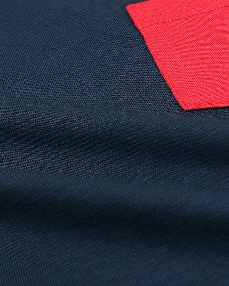 Exclusive Boys R/L Pocket Basic Tee - Red