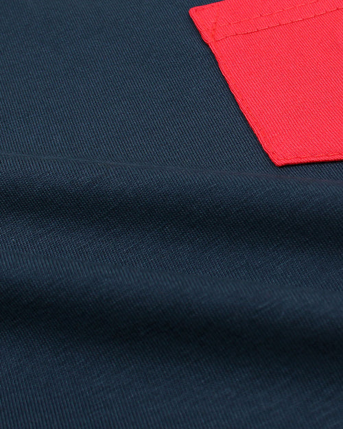 Exclusive Boys R/L Pocket Basic Tee - Red