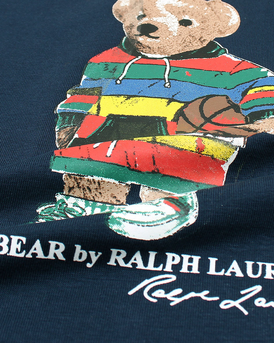 Premium Contrast Boys Bear Tee - R-B