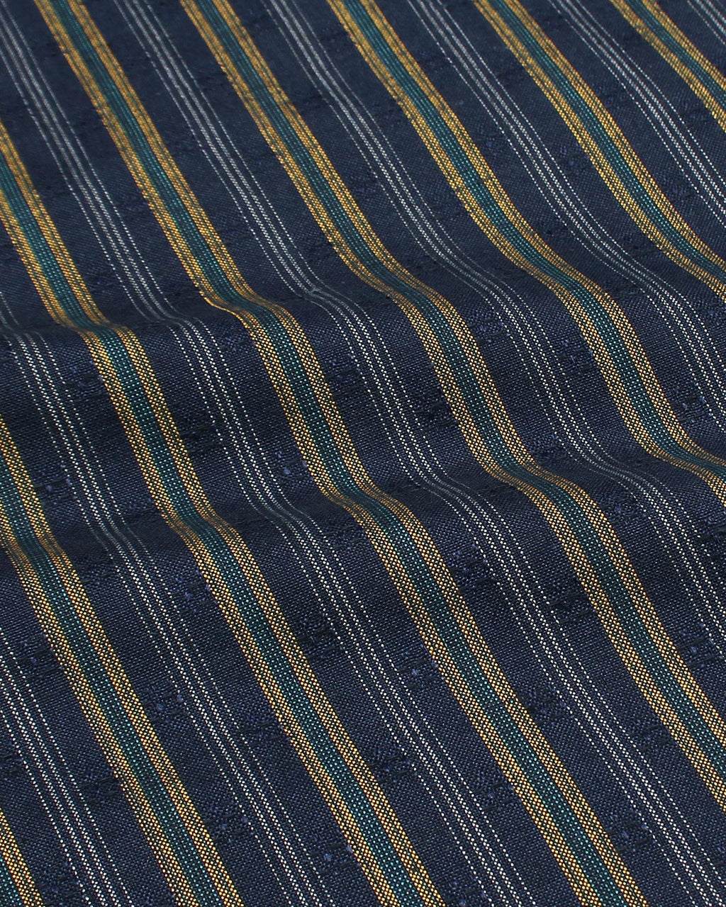 Premium Down Button Lined Shirt - Golden & Blue