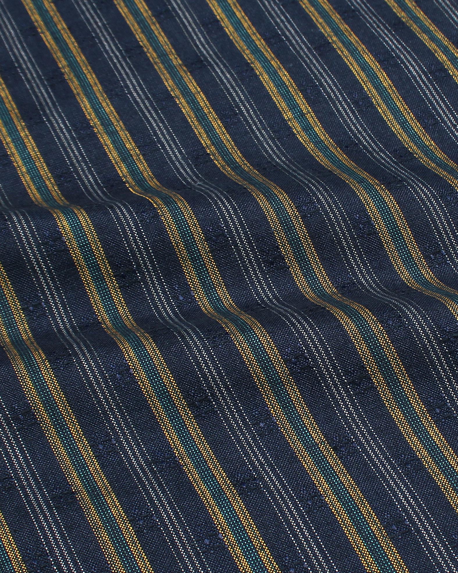 Premium Down Button Lined Shirt - Golden & Blue