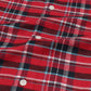 Kids Multi Line Checkered Shirt - Red