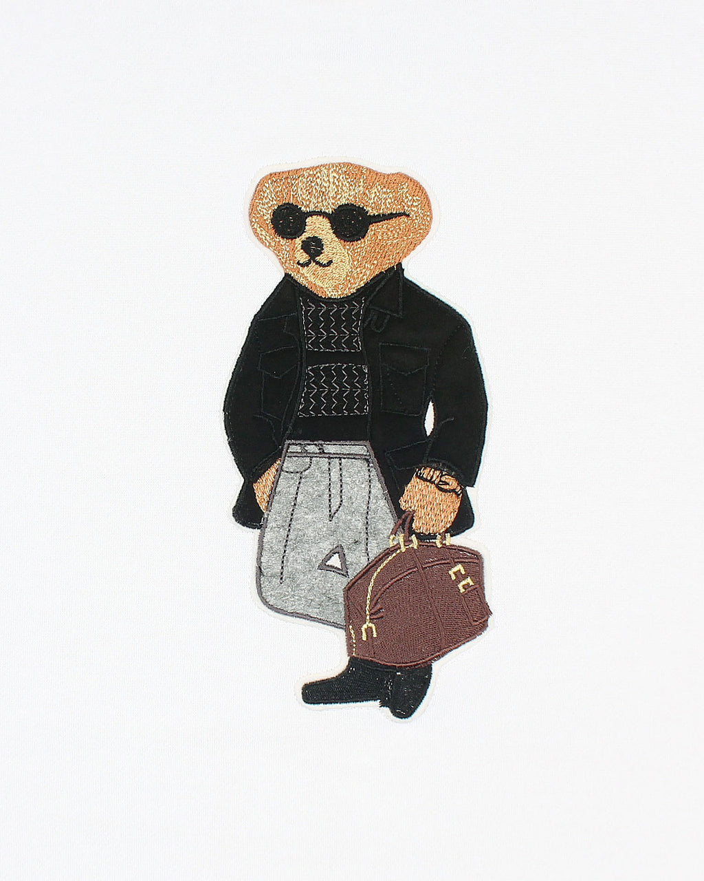 Exclusive Mens Bear Sweat - White