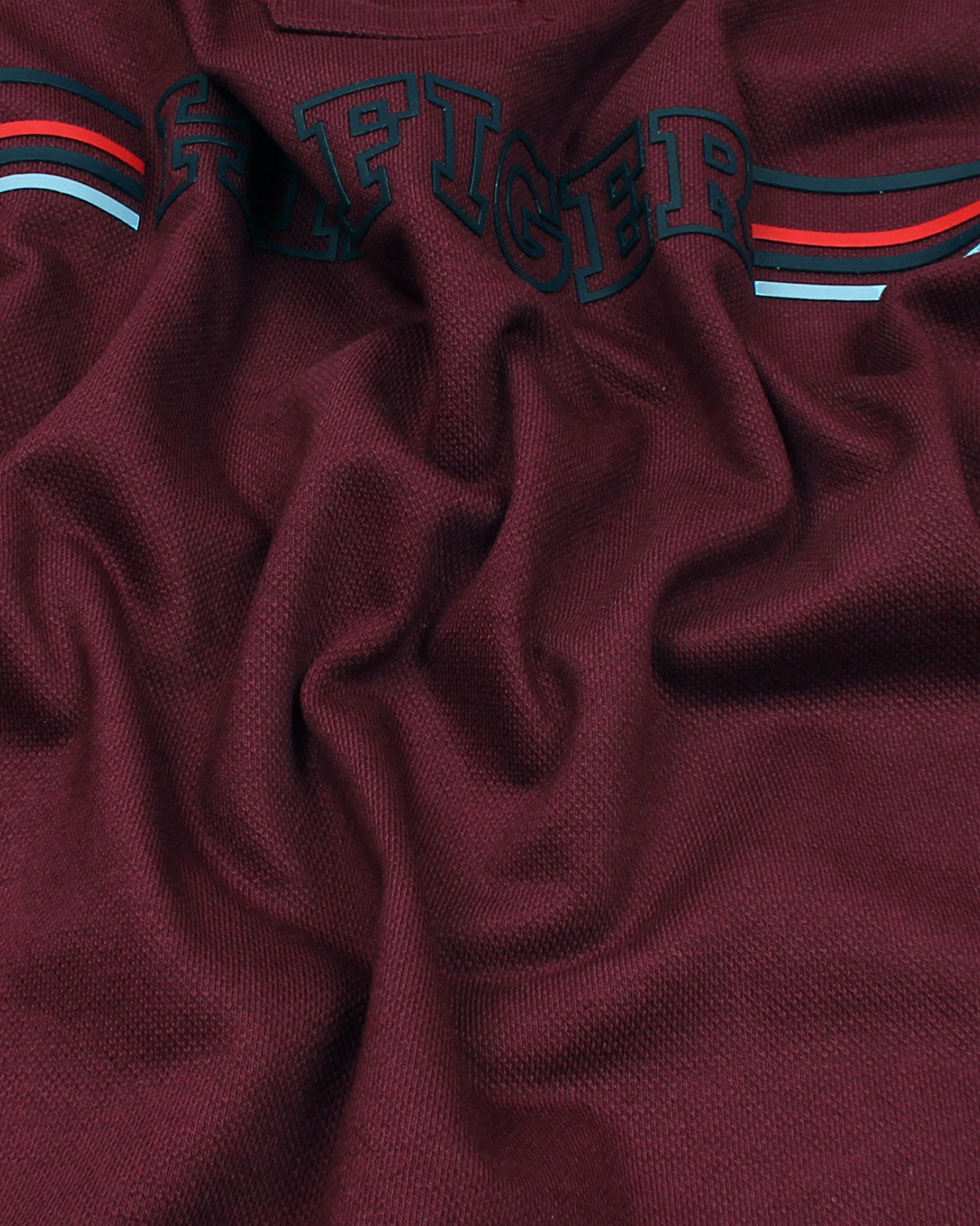 Premium Hilfiger Mens Polo - Maroon