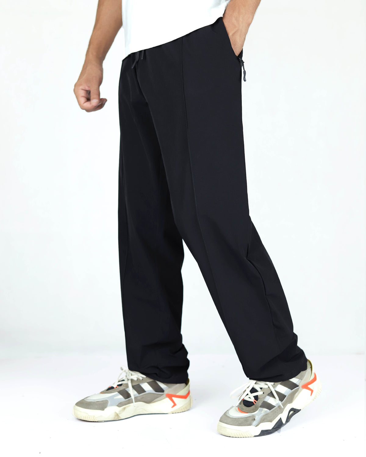 Premium Everyday Straight Leg Trouser - Black