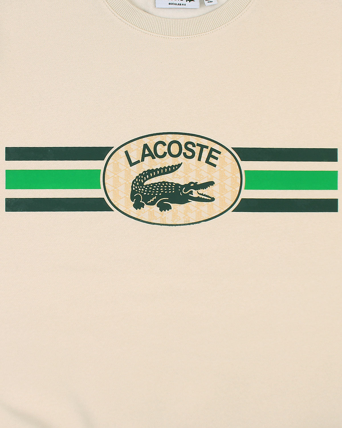 Exclusive L-C-S-T Mens Stripe Sweat - Off White