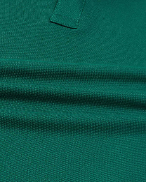 A-X Collar Design Polo - Green