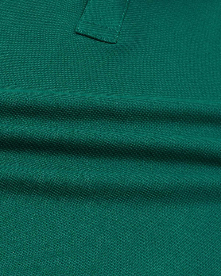 A-X Collar Design Polo - Green