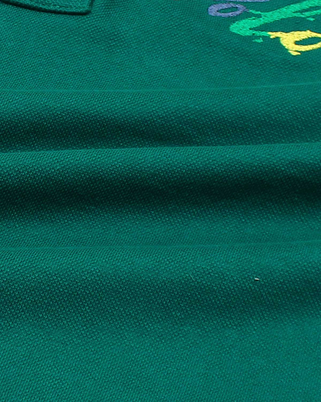 Premium Kids Color Bear Polo - Green