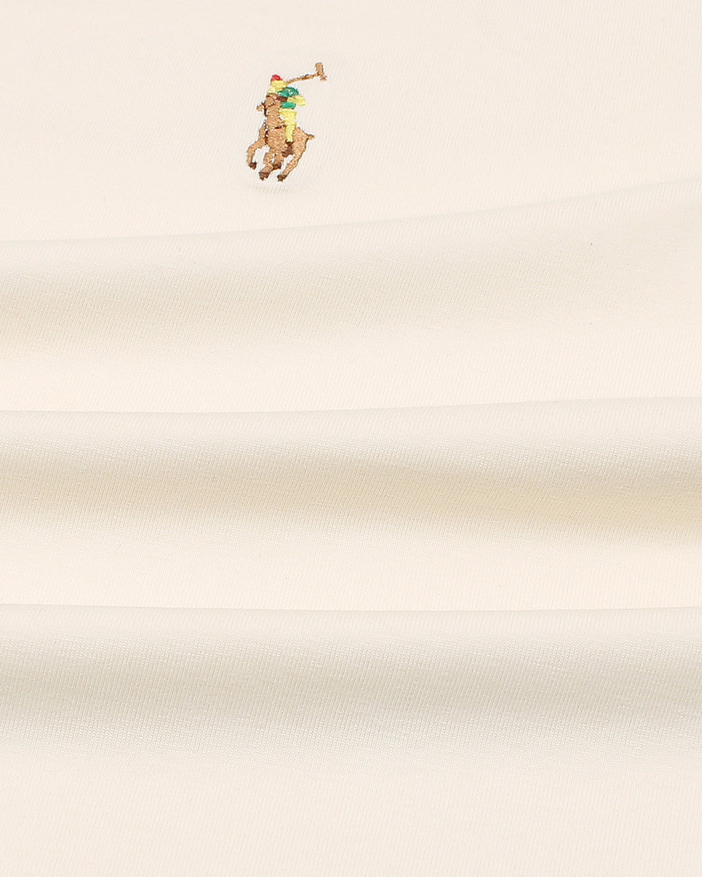 Iconic R-L Johnny Collar Polo - Off White