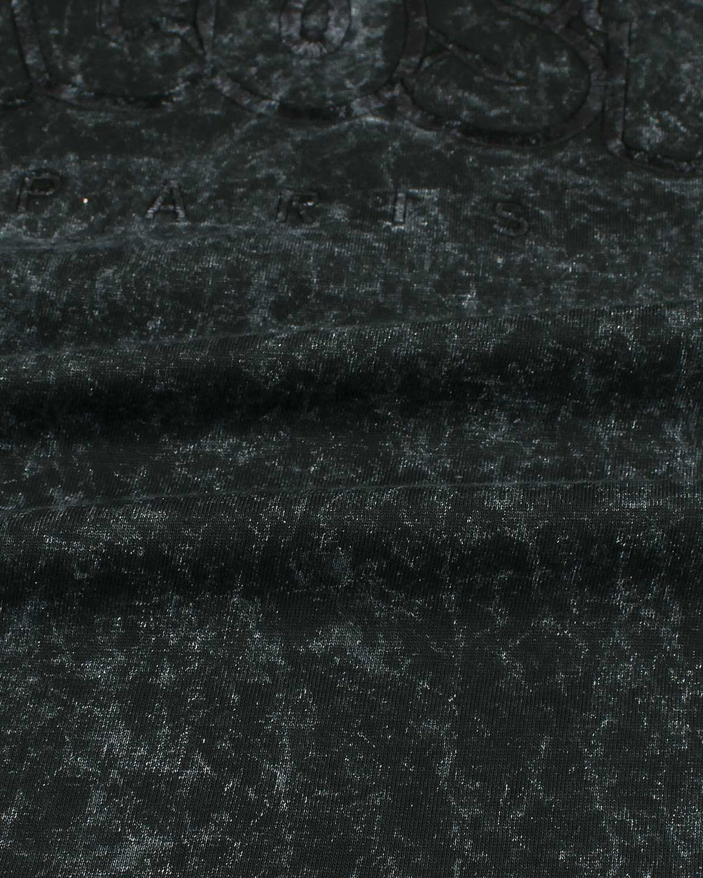 Lac. Oversized Acid Wash Men Tee - Black