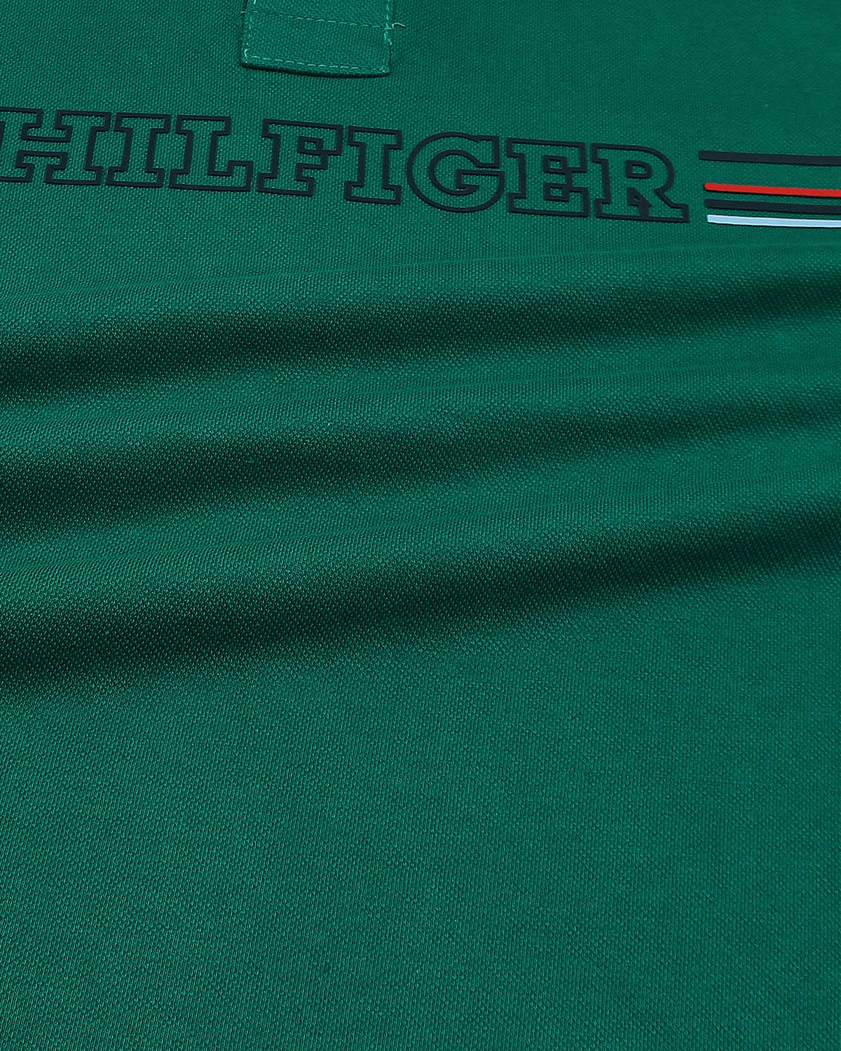 Exclusive Hilfiger Stripe Polo - Green