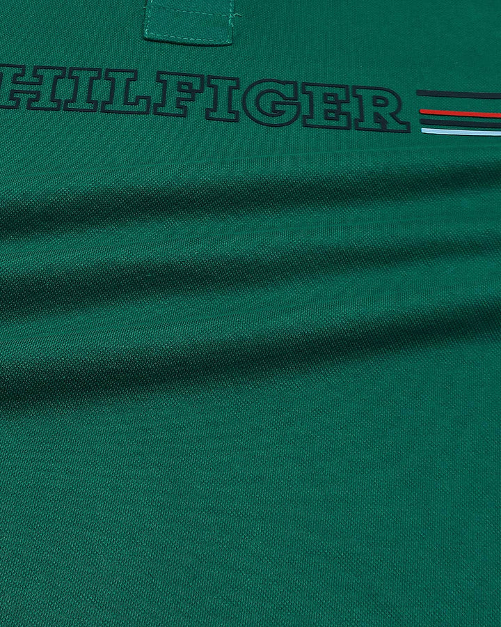 Exclusive Hilfiger Stripe Polo - Green