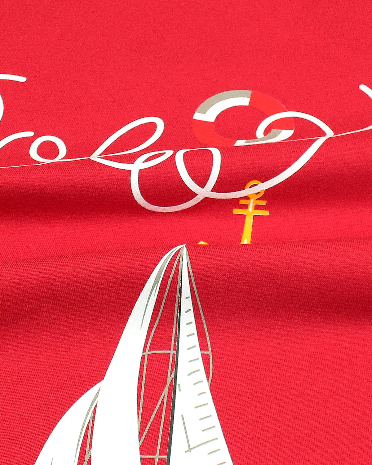 Exclusive Baby Girl R/L Polo Tee - Red