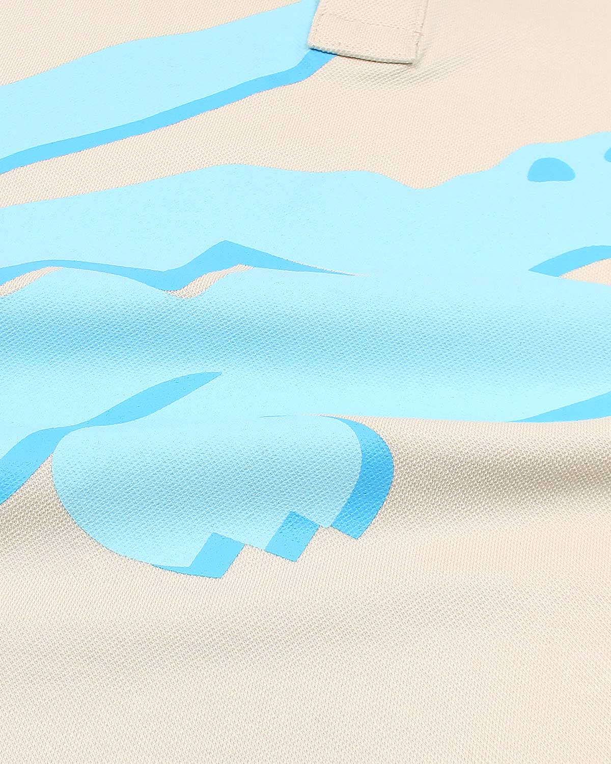 Exclusive Kids L-C-S-T Croc Polo - Off White