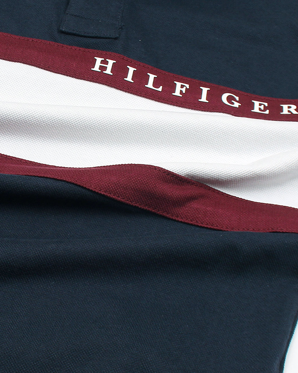 Premium Hilfiger Panel Kids Polo - Navy Blue