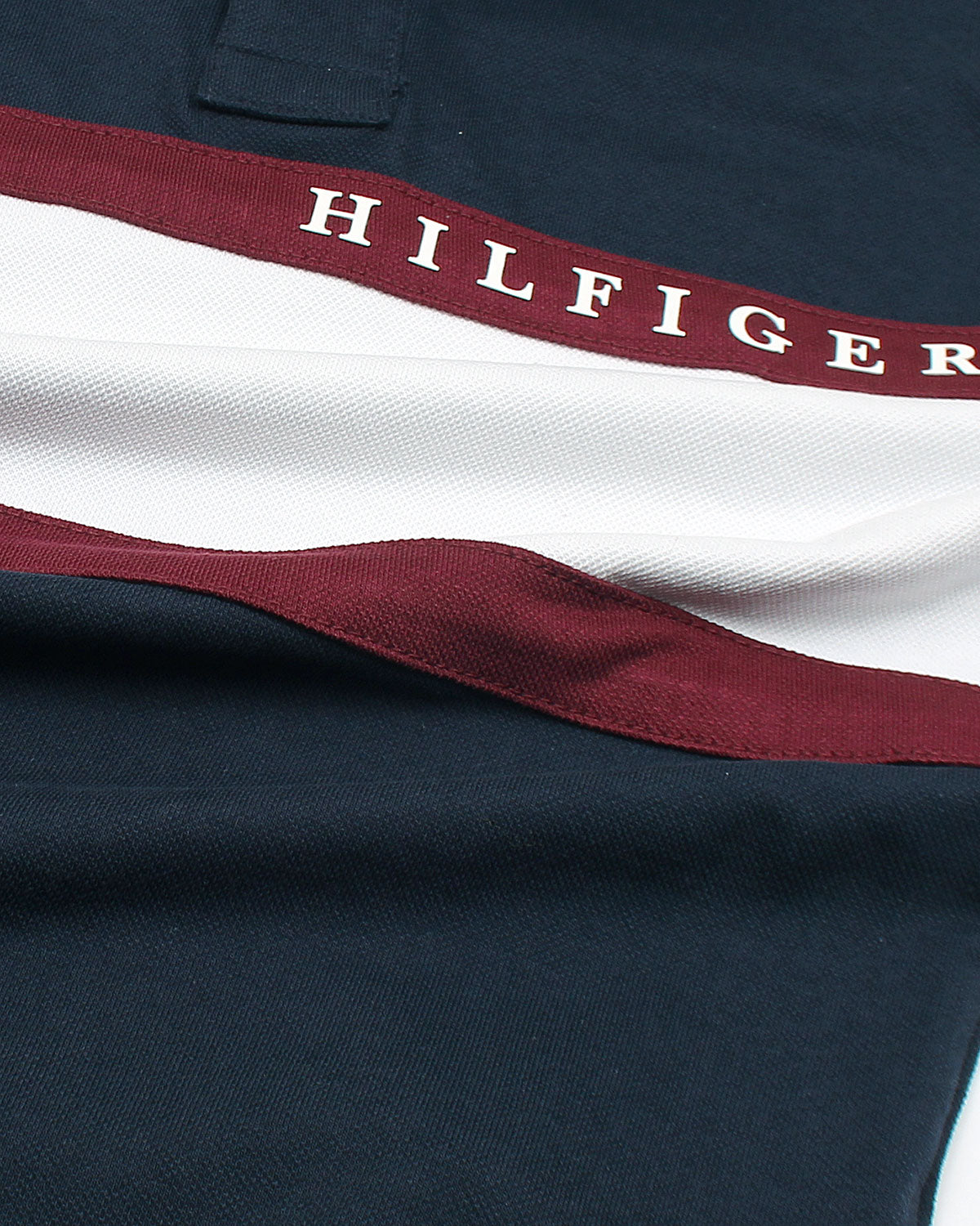 Premium Hilfiger Panel Kids Polo - Navy Blue