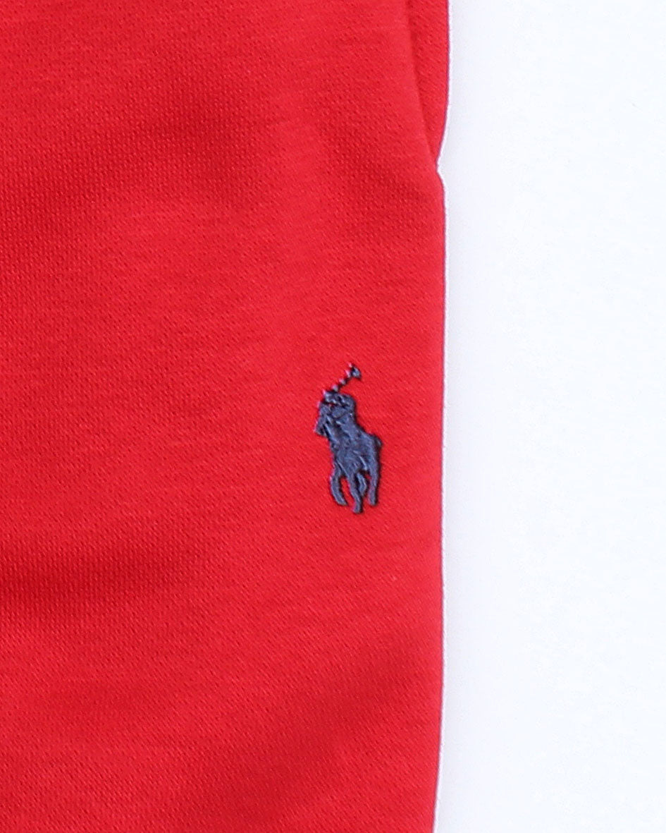Iconic Winter Kids Basic Pony Fleece Trouser - Red