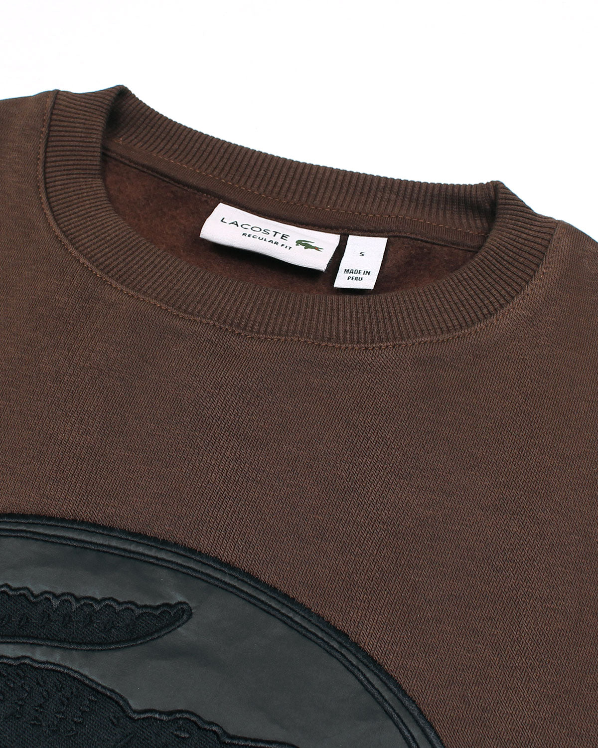Premium Loc. Leather Men Sweat - Brown