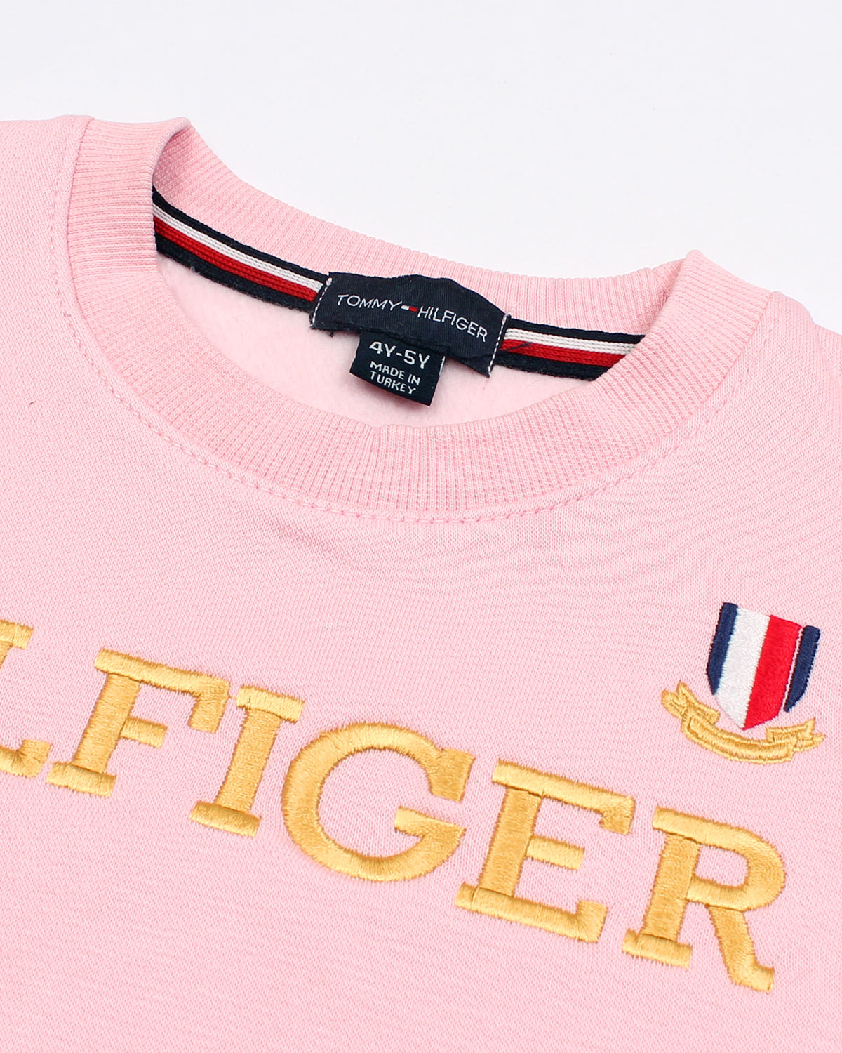 Tommy Kids Logo Tracksuit Set – Pink