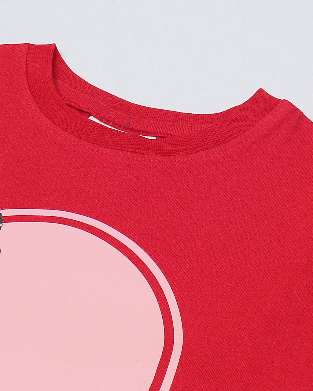 Premium Mon. Bear Girls Tee - Red