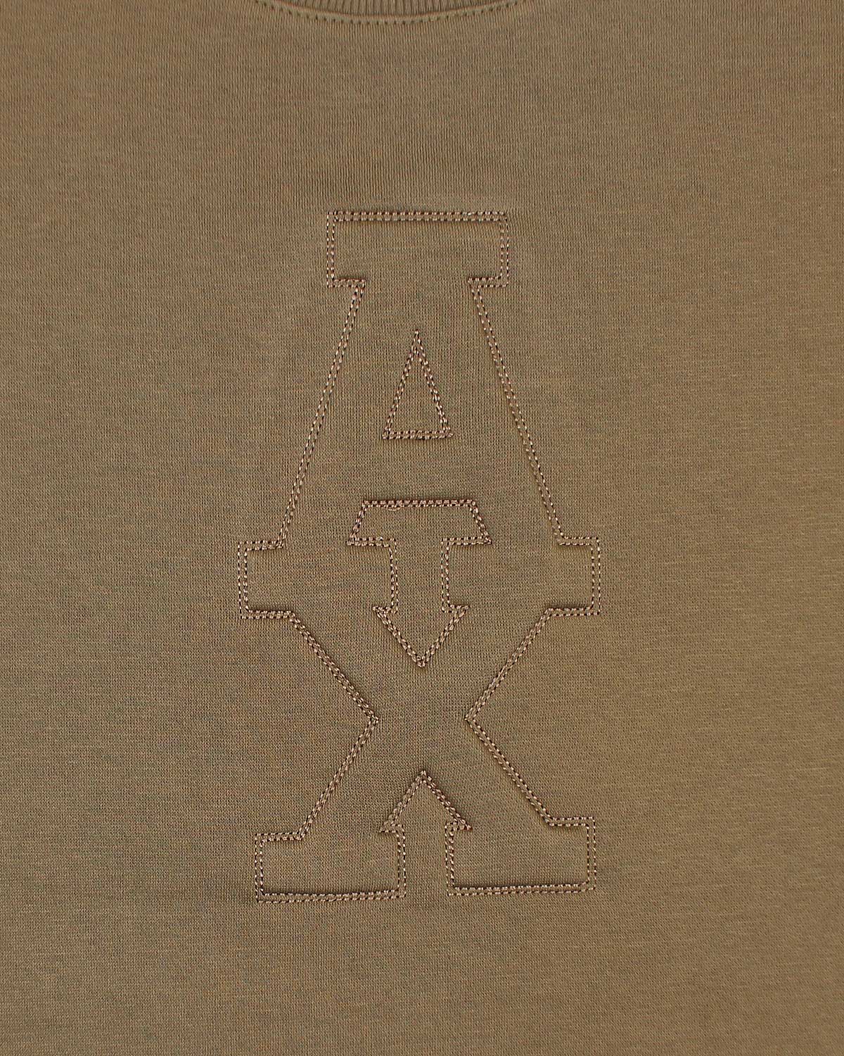 Exclusive A-X Men Embossed Sweat - Brown