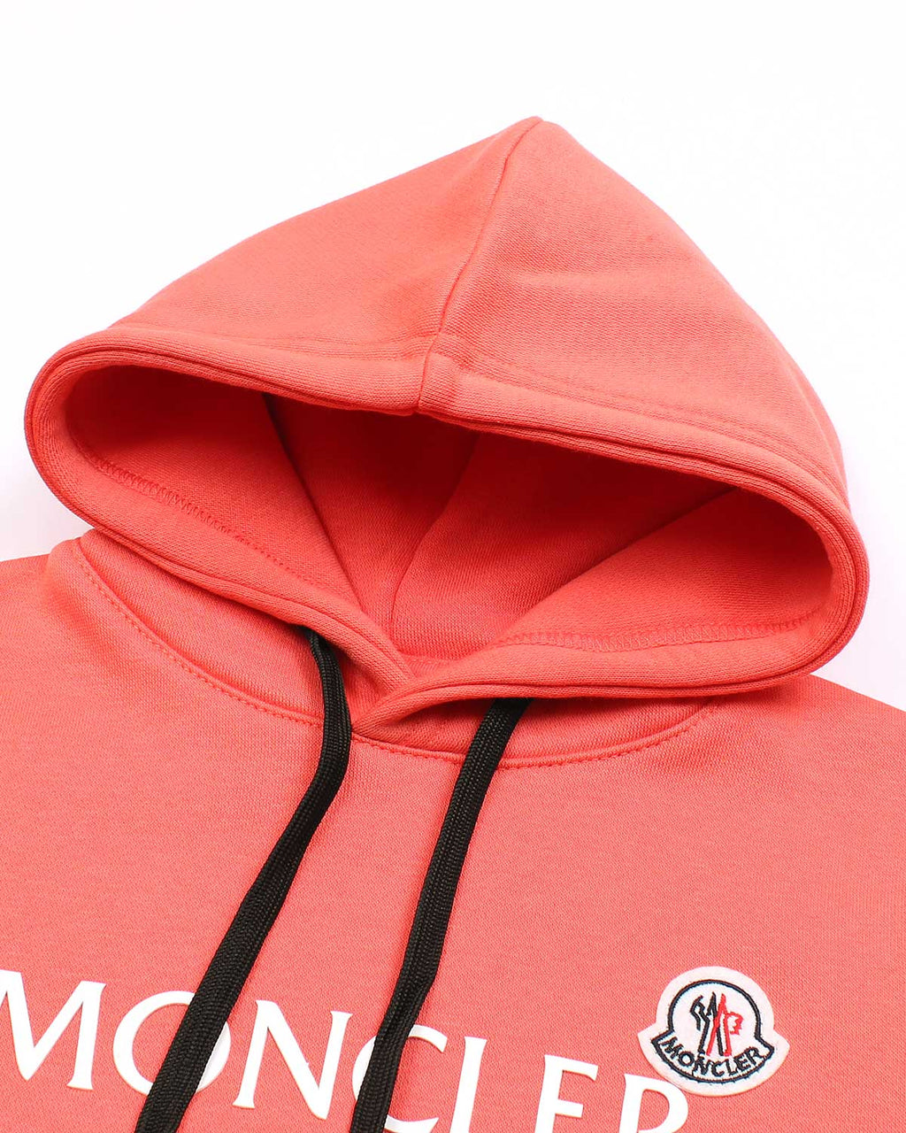 Mon. Kids Logo Hoddie - Coral Pink