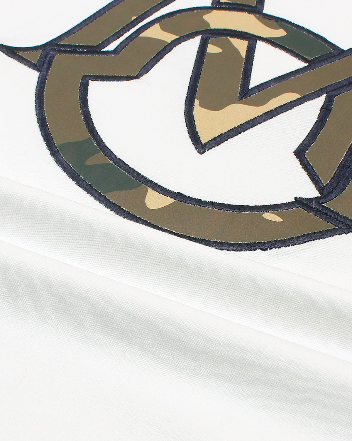Men's Mon. Camouflaged T Shirt - White