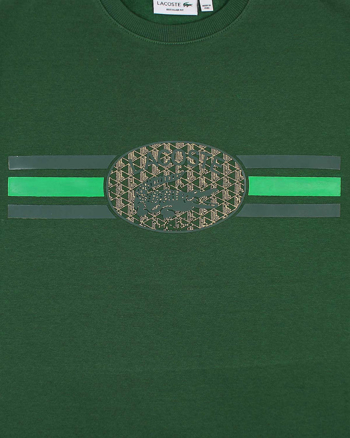 Exclusive L-C-S-T Mens Stripe Sweat - Green