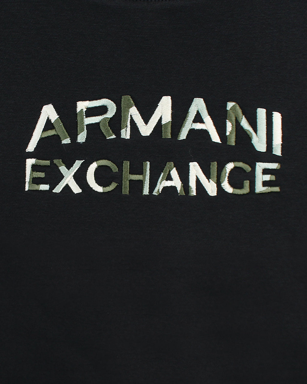 Exclusive A-X Camo Mens Sweat - Black