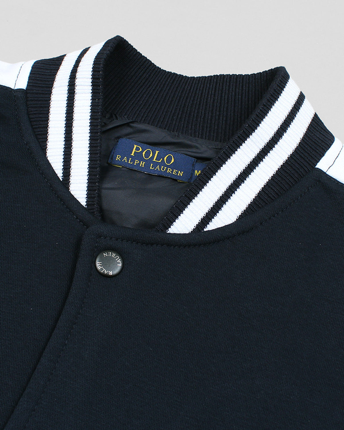 Premium Base Ball R-L Fleece Jacket - Navy Blue