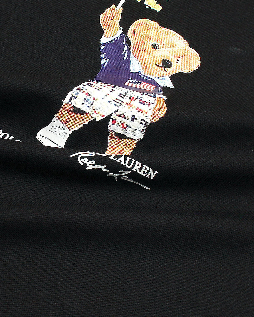 Exclusive Kids Flowes Bear Tee - Black