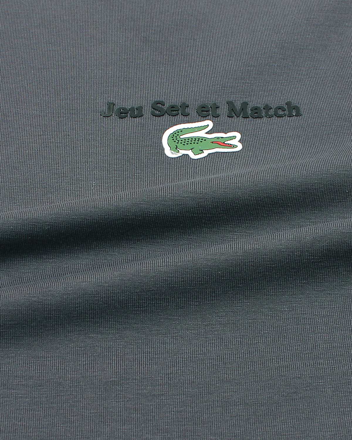 Men's Lac. Jeu Set Oversze T Shirt - Grey