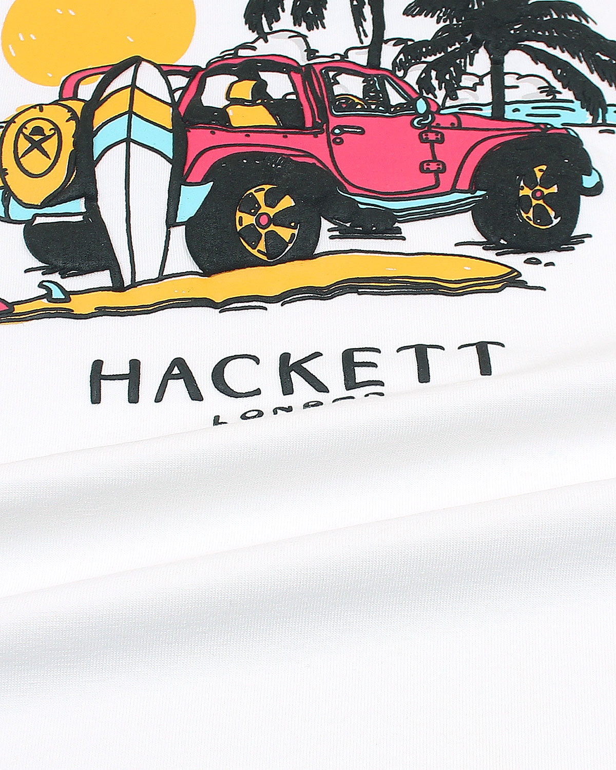 Exclusive HKT Kids Car Tee - White
