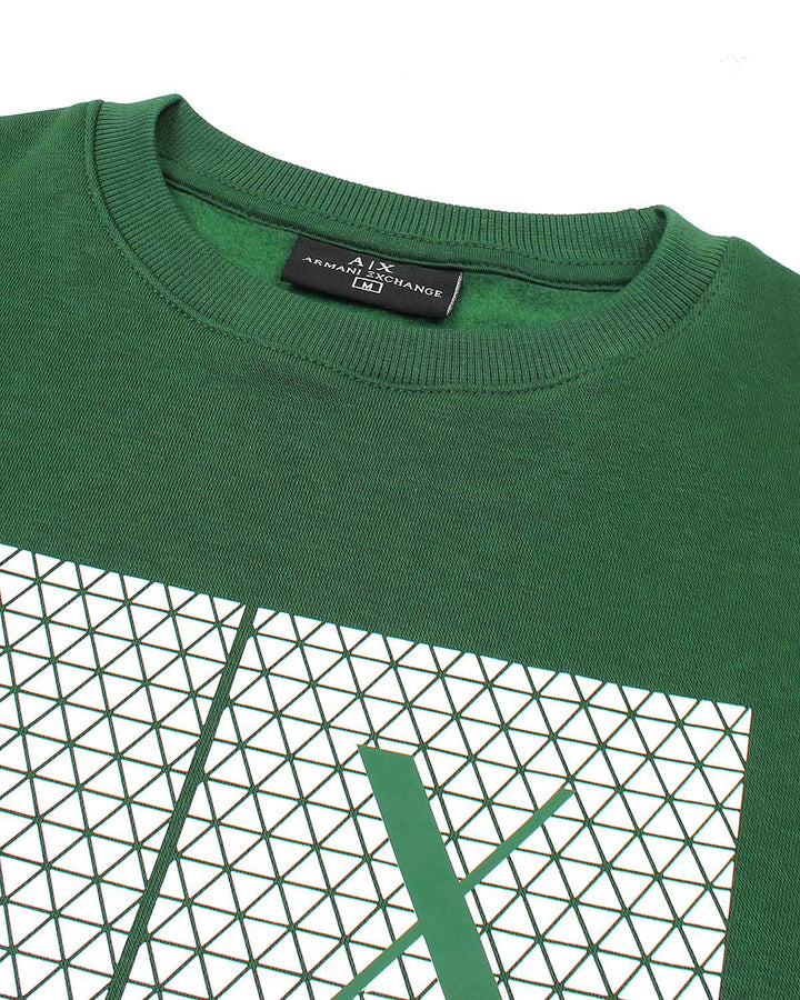 Premium A-X Spider Mens Sweat - Green
