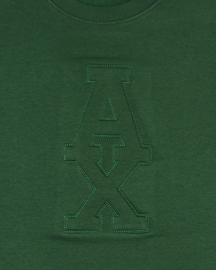 Exclusive A-X Men Embossed Sweat - Green