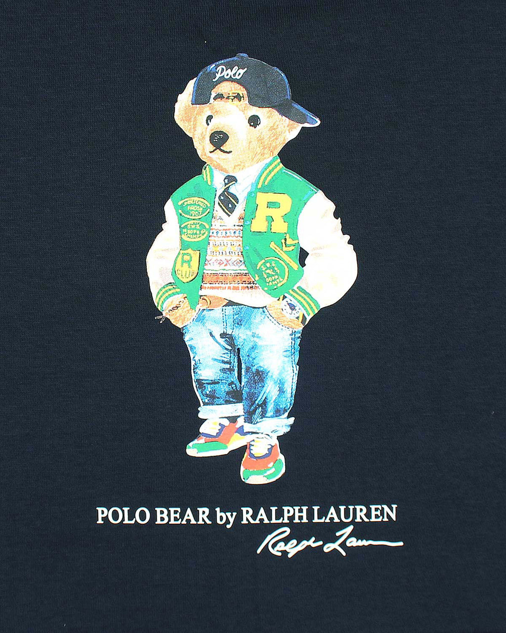 Iconic Bear Mens R-L Hoddie - Navy Blue