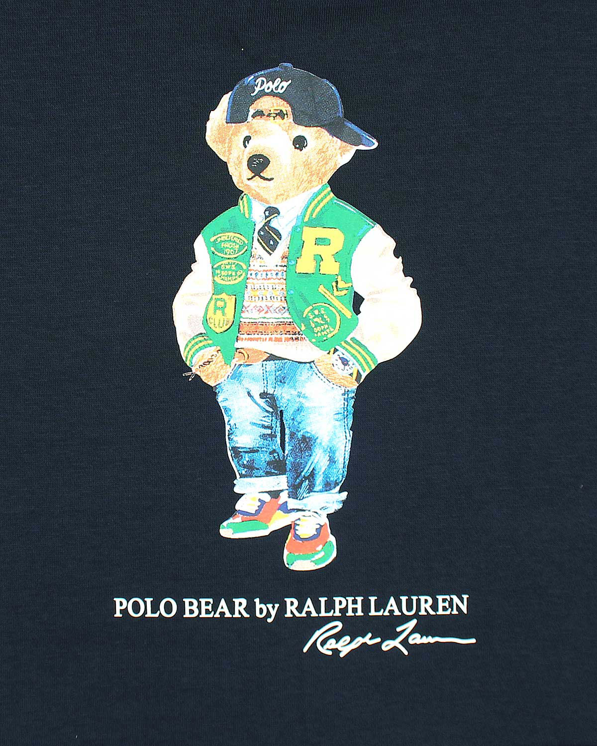 Iconic Bear Mens R-L Hoddie - Navy Blue