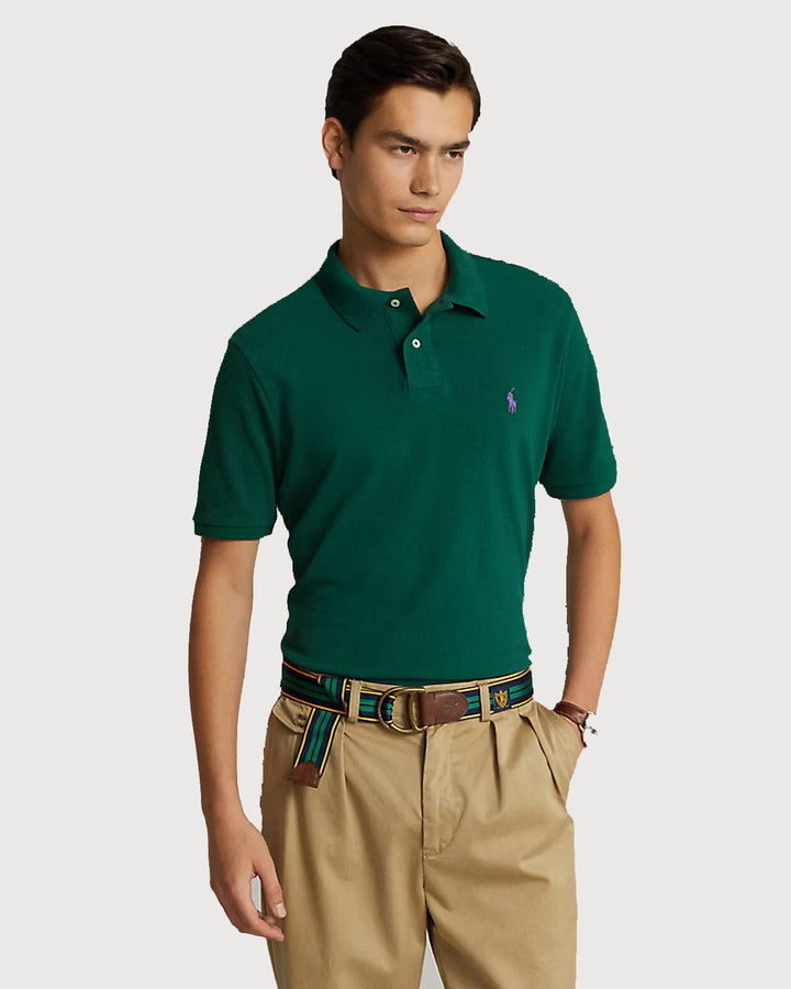 Iconic Mesh Men Polo Shirt - Green