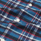 Kids Woven Checkered Shirt - Blue