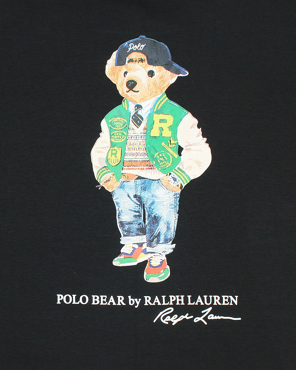 Iconic Bear Mens R-L Hoddie - Black