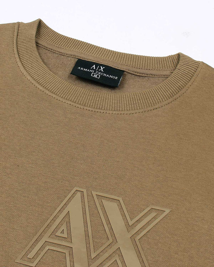 Exclusive A-X Mens Designer Sweat - Beige