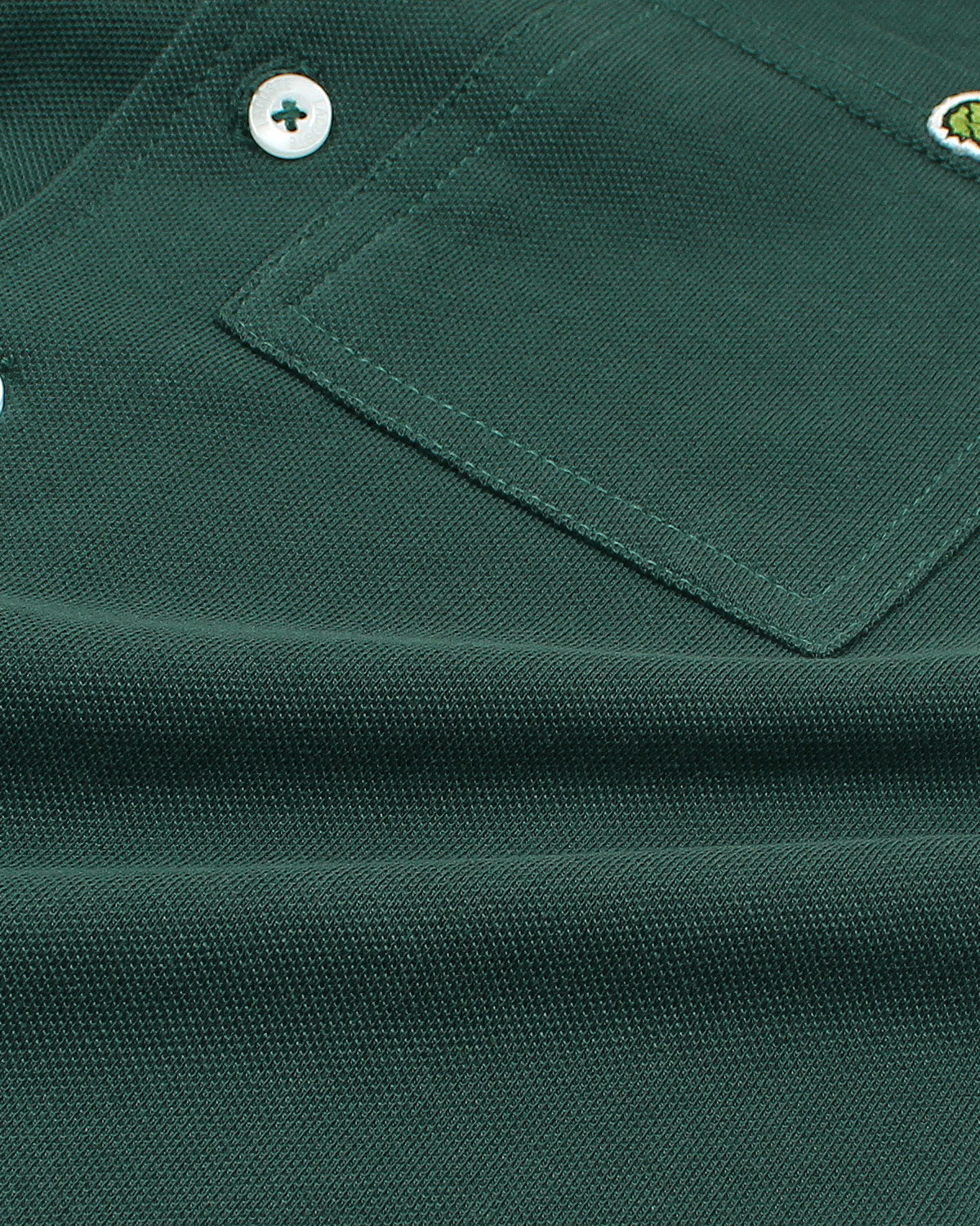 Kids Notch Lapel Pique Tracksuit - Green