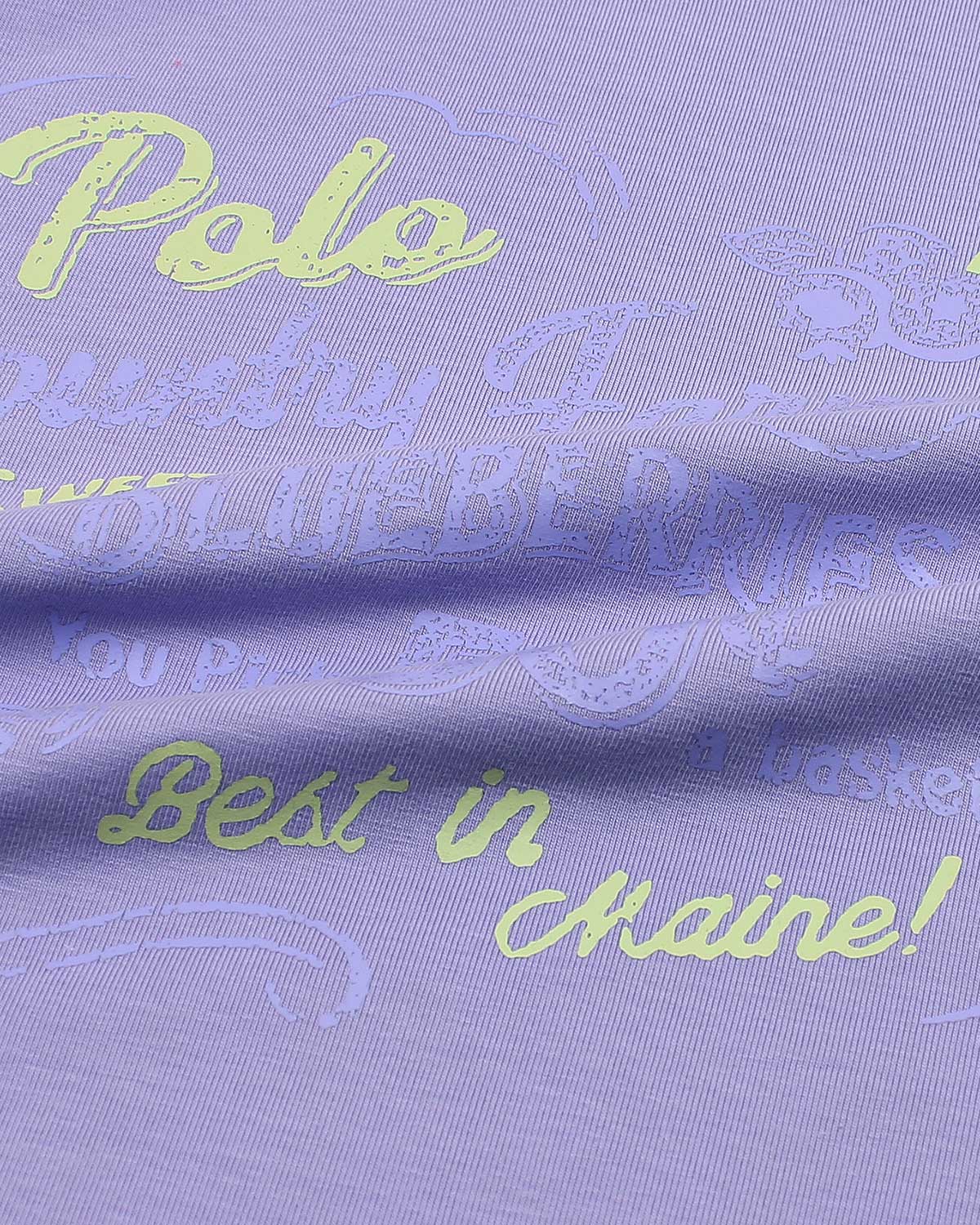 Kids Blueberries Tracksuit Set - Lavender