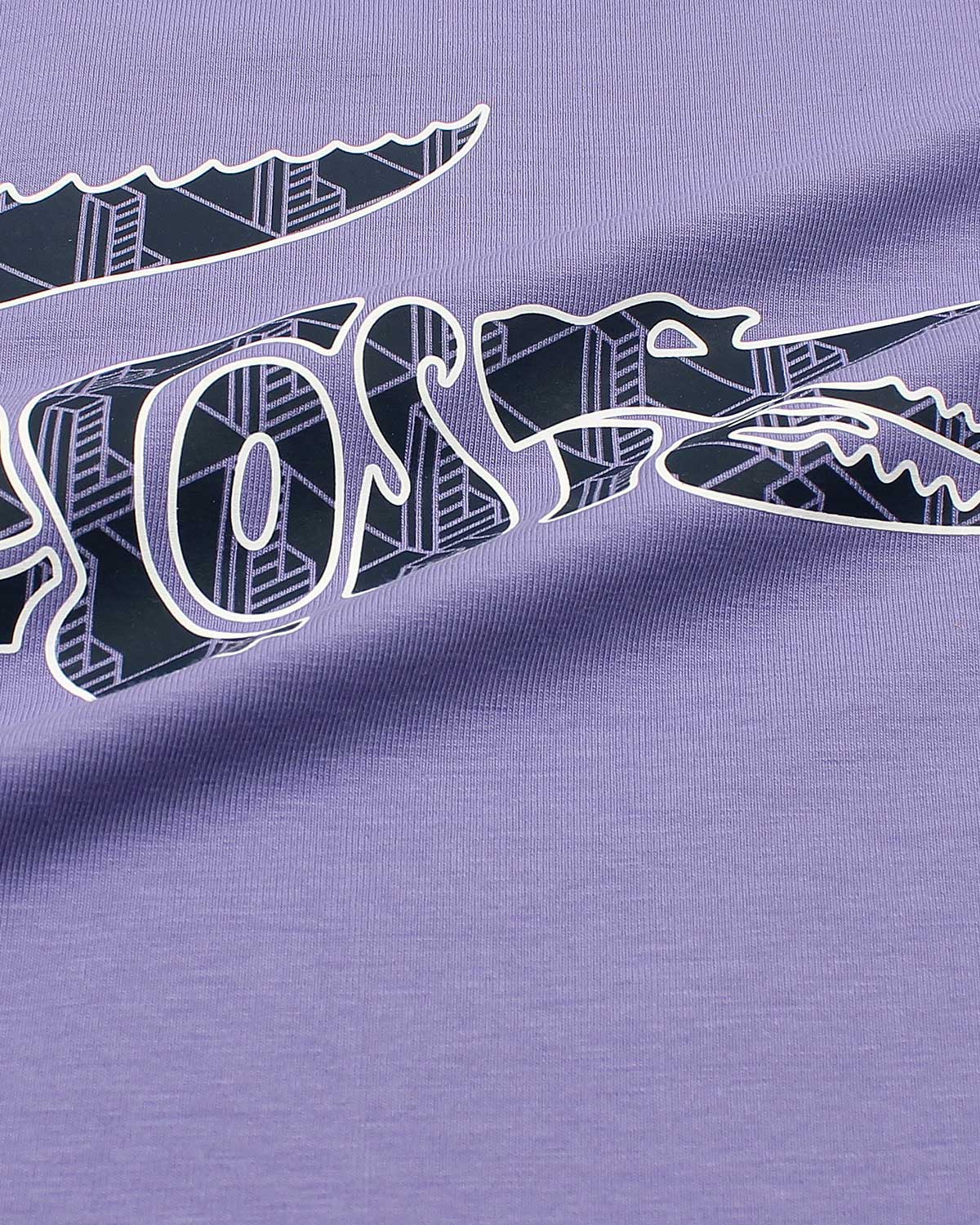 Baby Girls Croc. Oversized T Shirt - Lilac