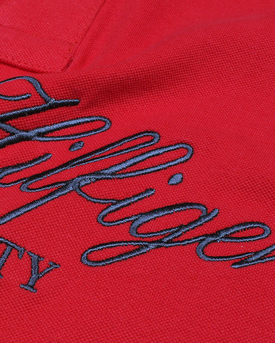 Premium Emb Tommy Polo - Red