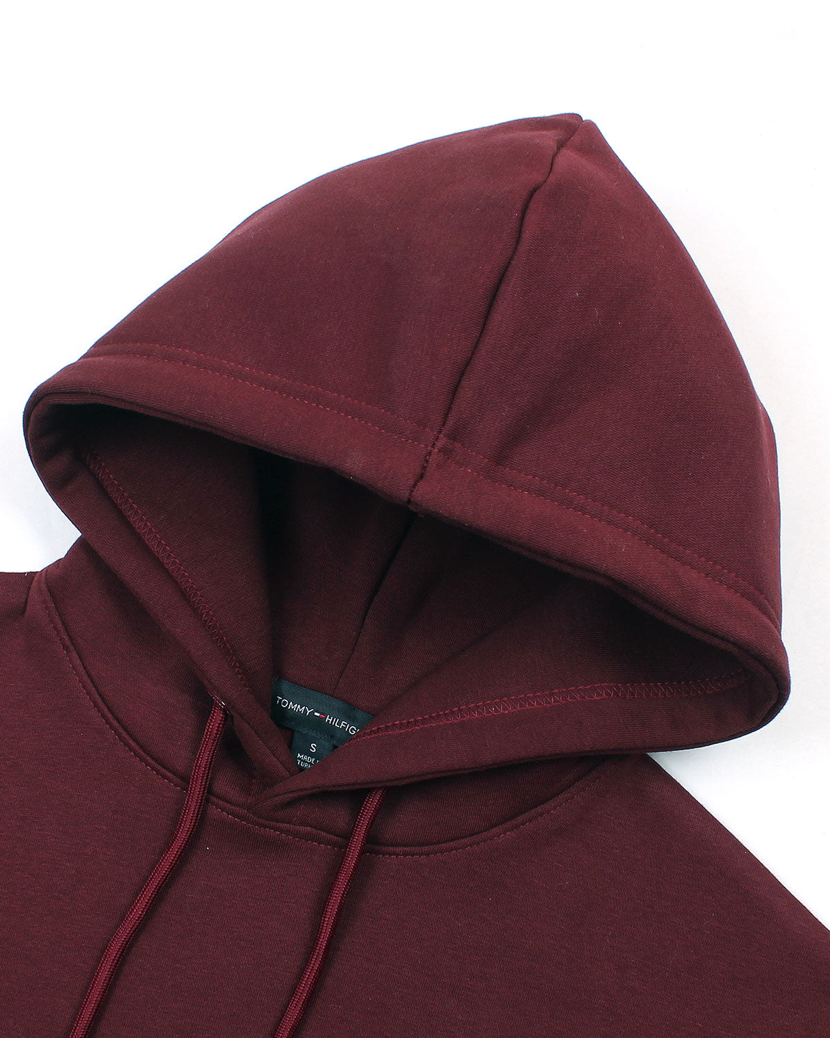 Men's Relax Fit TH Flag Hoddie - Maroon