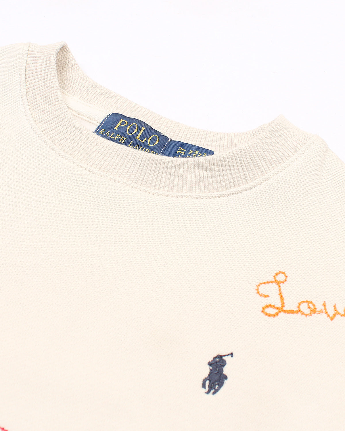 Kids Multi Word Sweatshirt - Off White