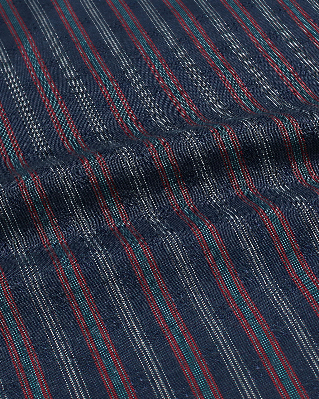 Premium Down Button Lined Shirt - Red & Blue